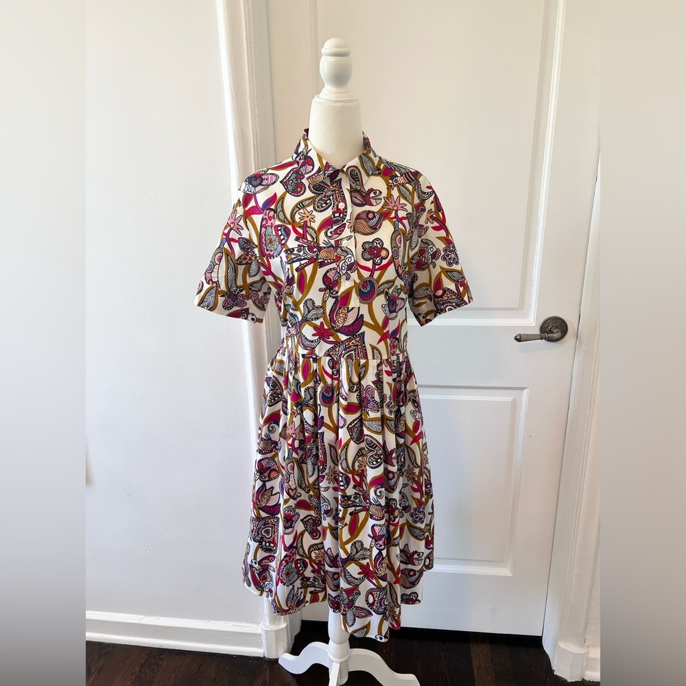 Paul Smith Print Shirt Dress Medium